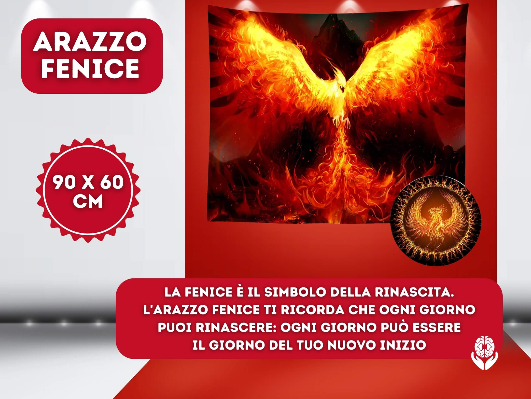 Arazzo Fenice + Audio esclusivo + Libro gratis - A51 Benessere Shop