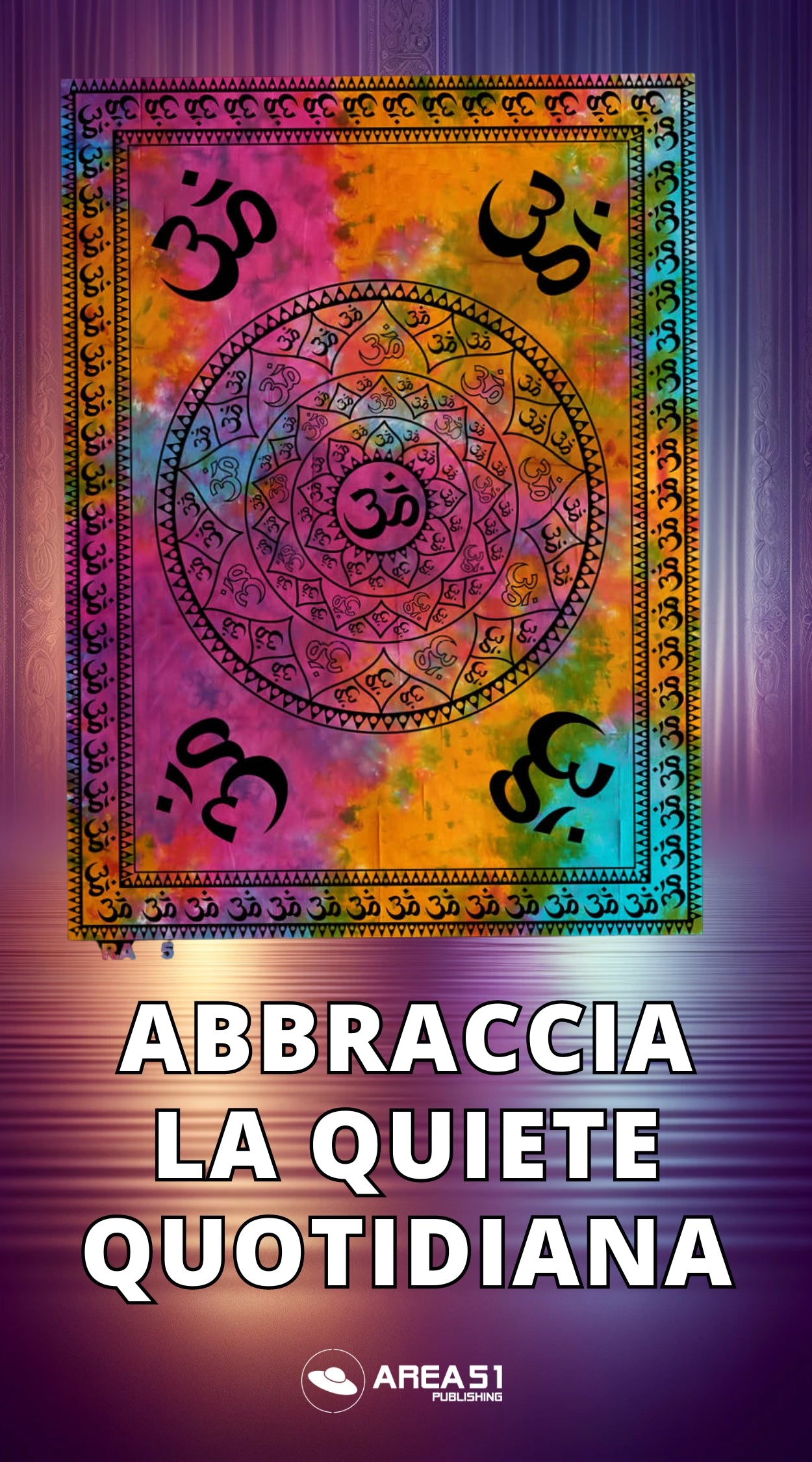 Arazzo da meditazione OM - A51 Benessere Shop