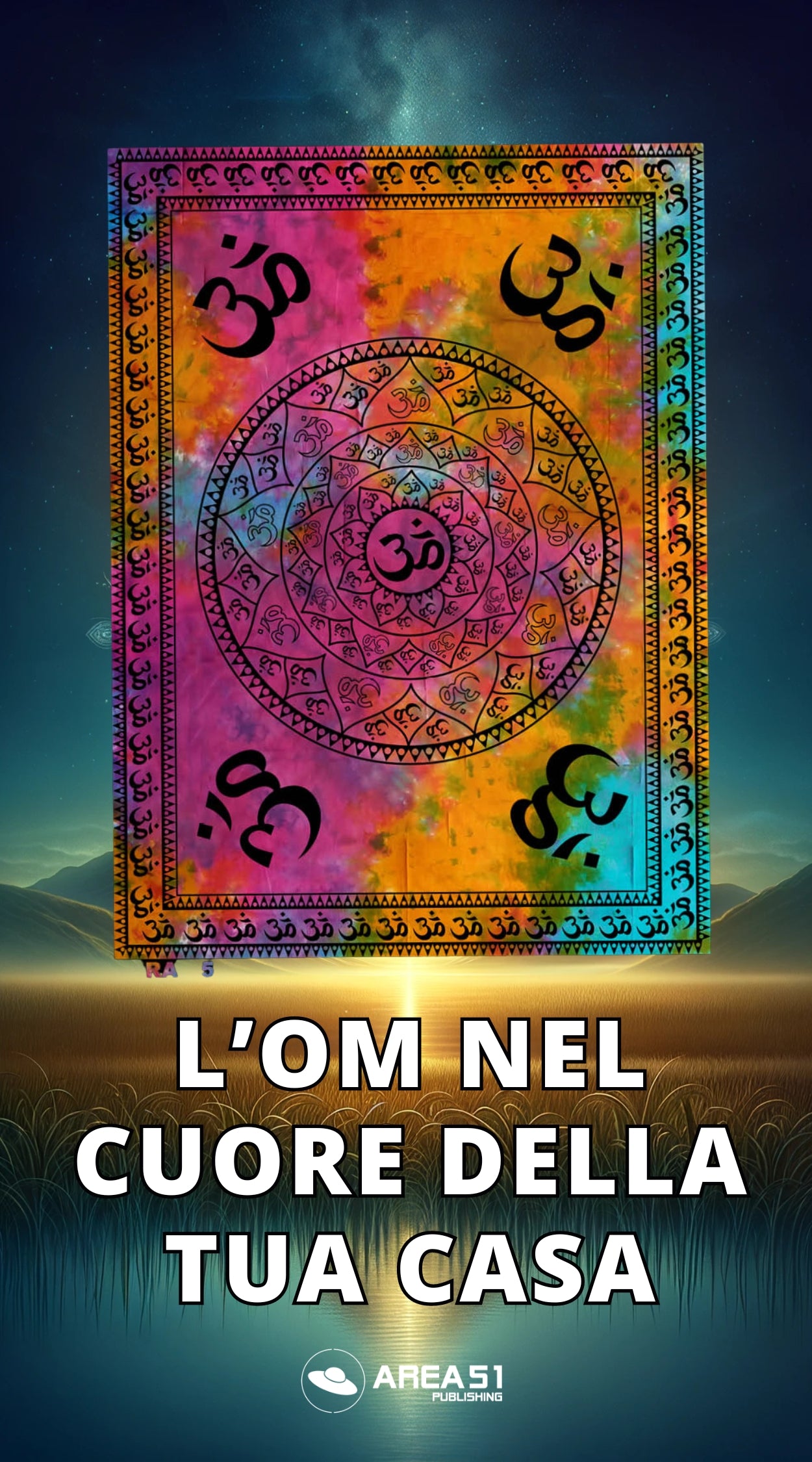 Arazzo da meditazione OM - A51 Benessere Shop