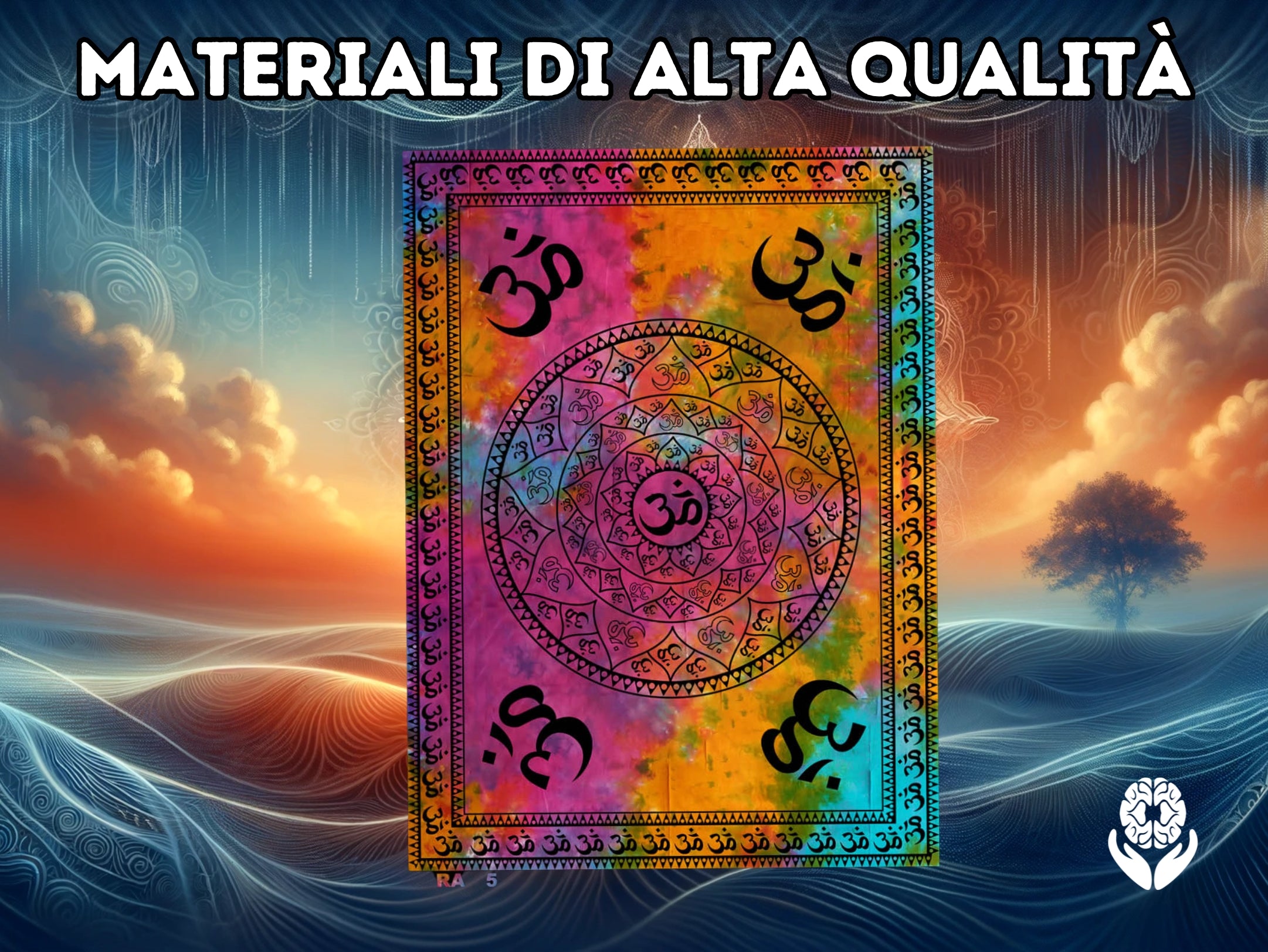 Arazzo da meditazione OM - A51 Benessere Shop