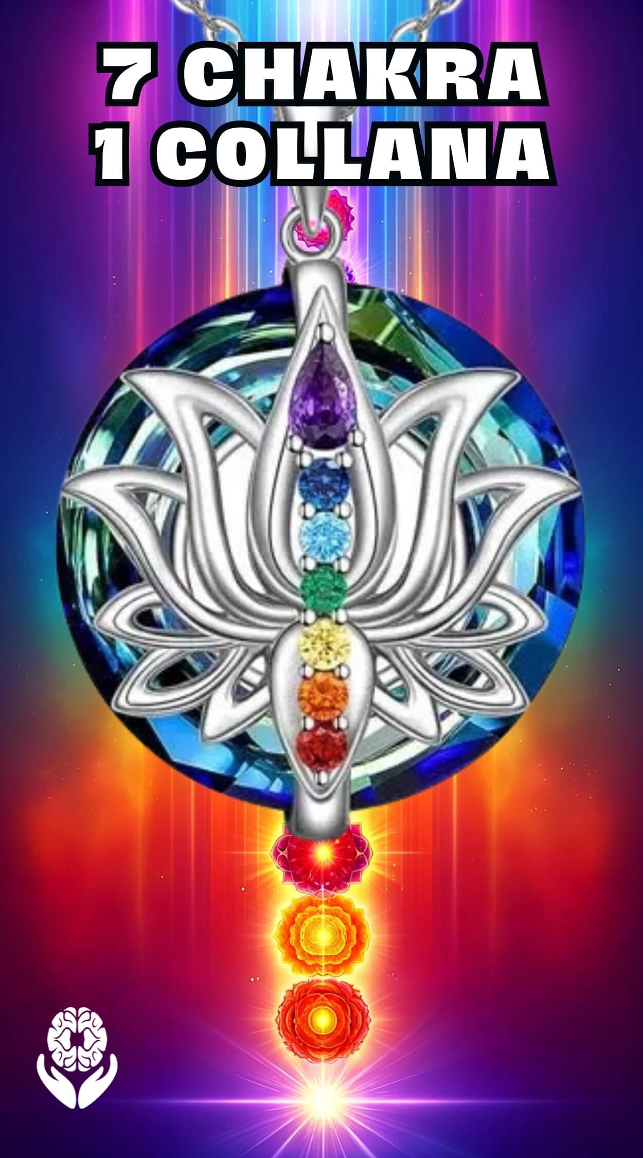 Ciondolo energetico dei 7 Chakra - A51 Benessere Shop