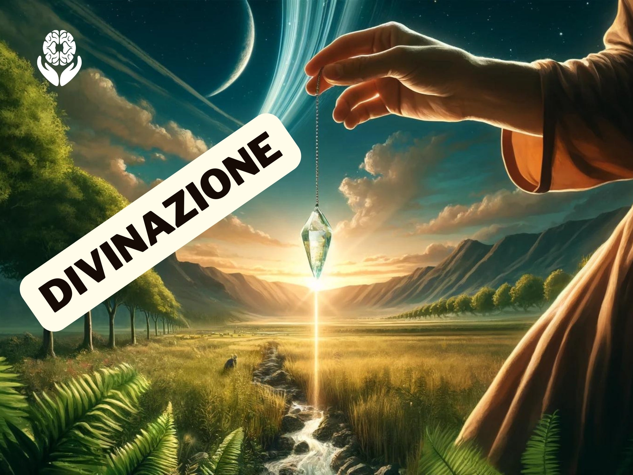 Pendolino di cristallo 7 Chakra - A51 Benessere Shop