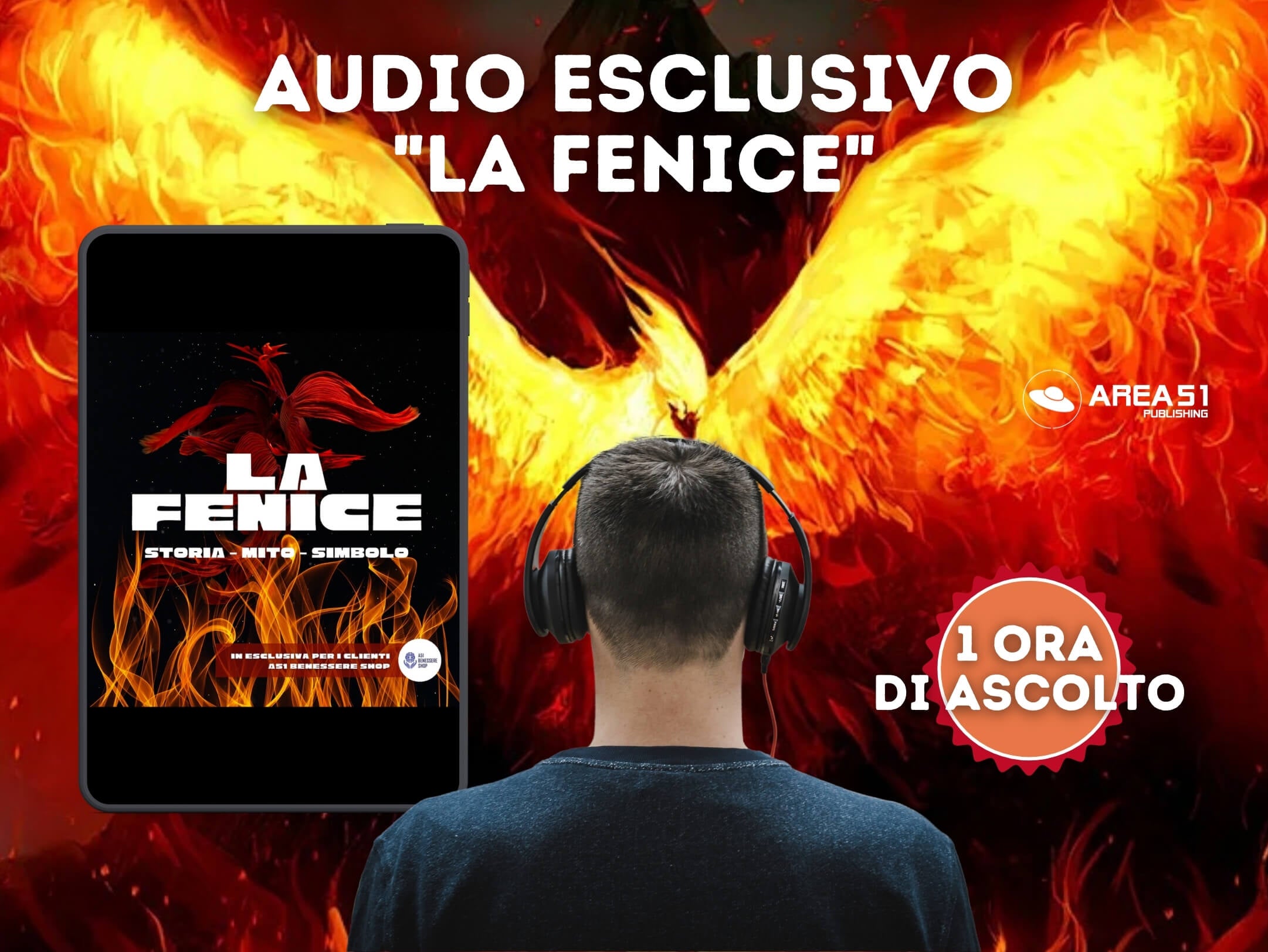 Arazzo Fenice + Audio esclusivo + Libro gratis - A51 Benessere Shop
