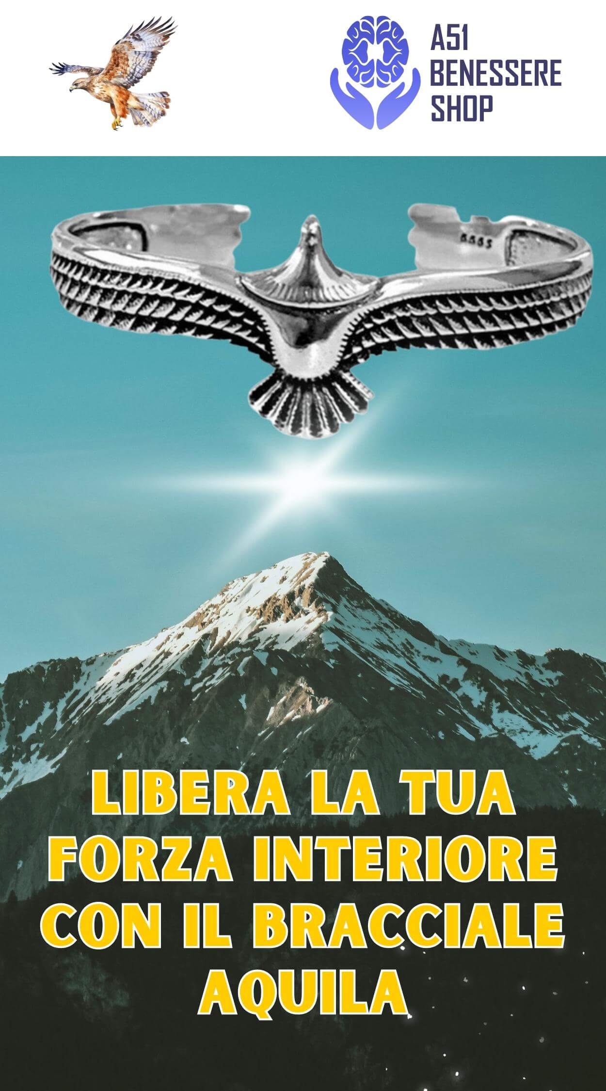 Bracciale Aquila - A51 Benessere Shop