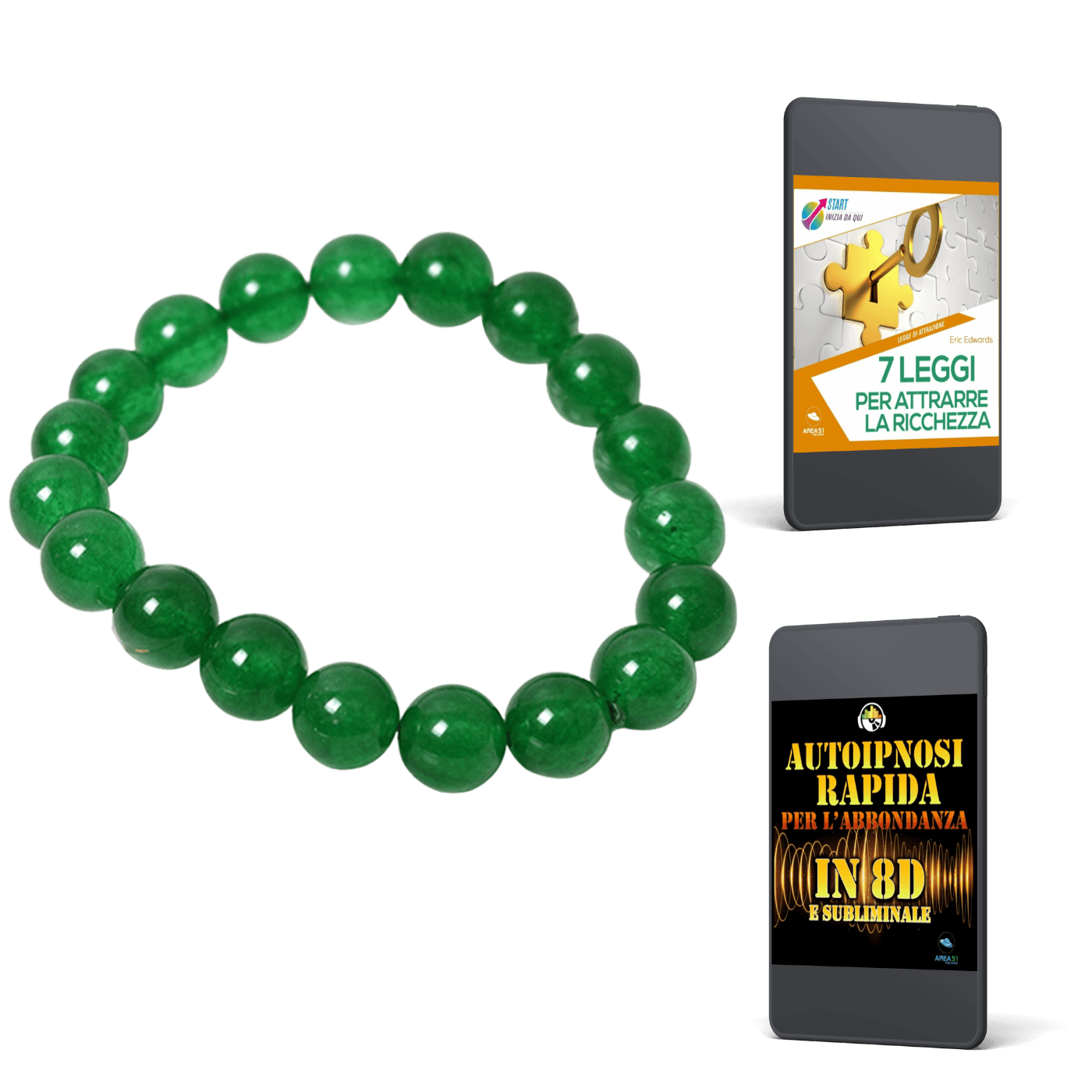 Braccialetto Portafortuna + 2 audio per la tua abbondanza - A51 Benessere Shop