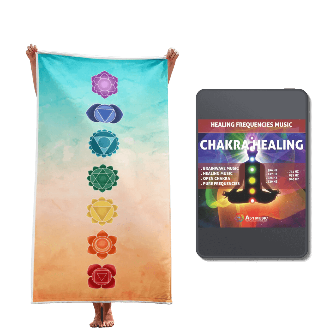 Telo Spugna dei 7 Chakra - A51 Benessere Shop