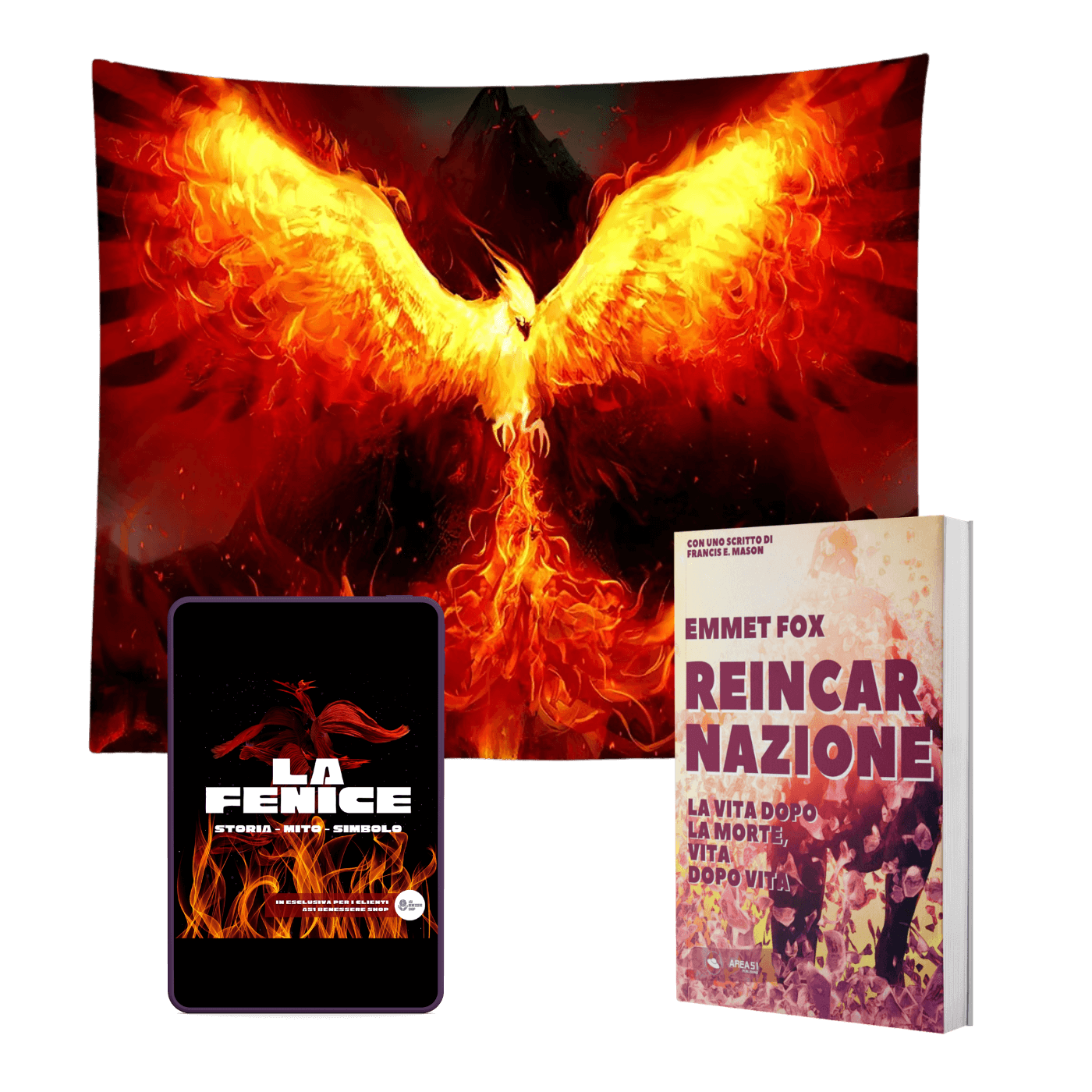 Arazzo Fenice + Audio esclusivo + Libro gratis - A51 Benessere Shop