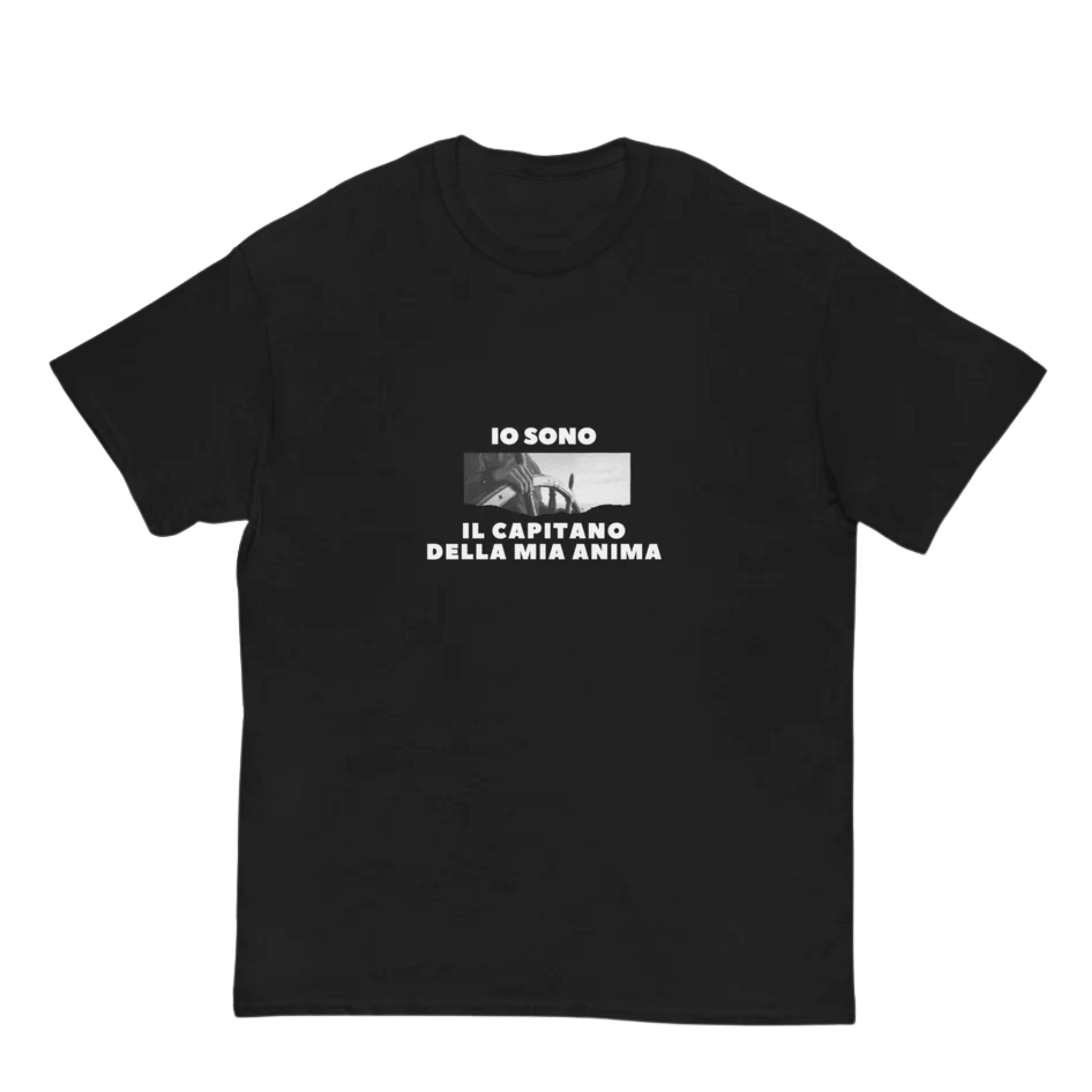T-Shirt Motivazionale Io Sono il Capitano della Mia Anima Blur Edition - A51 Benessere Shop