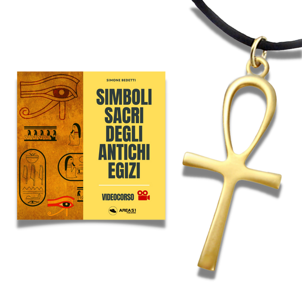 Collana Ankh + Videocorso Simboli sacri degli antichi egizi - A51 Benessere Shop
