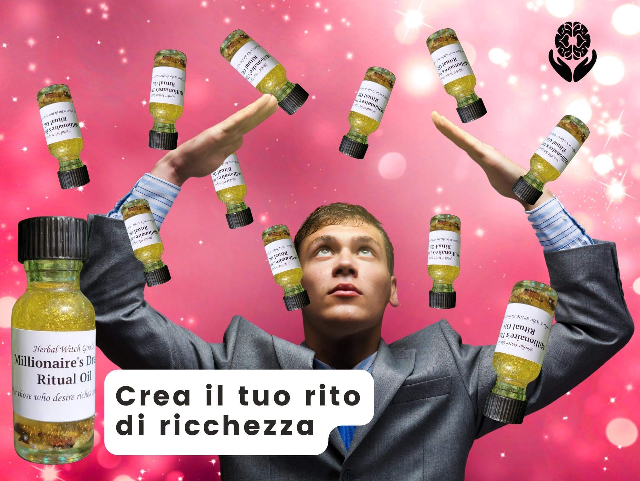Olio rituale di abbondanza e prosperità + 2 audio per manifestare la tua ricchezza - A51 Benessere Shop