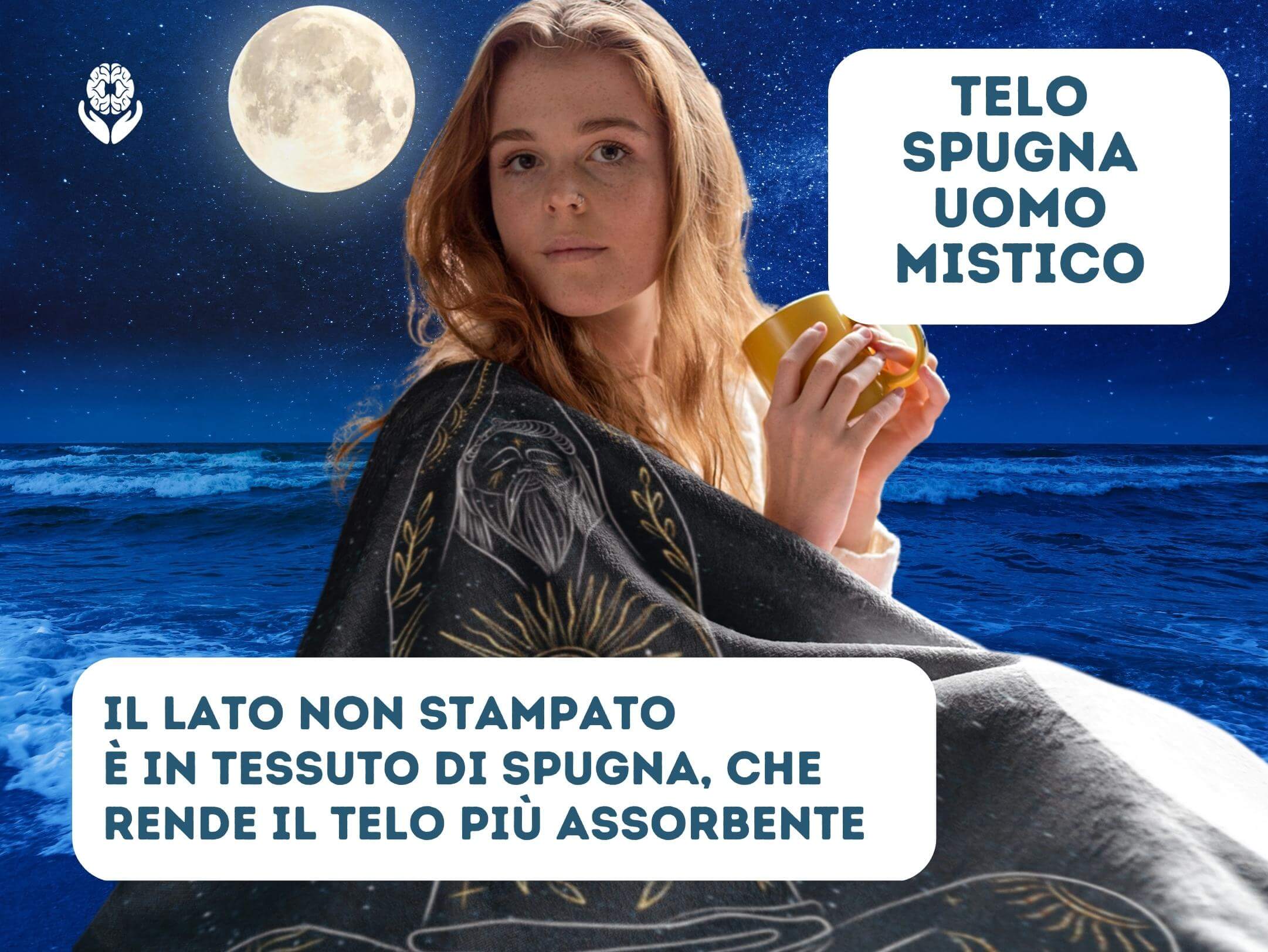 Telo Spugna Uomo Mistico - A51 Benessere Shop