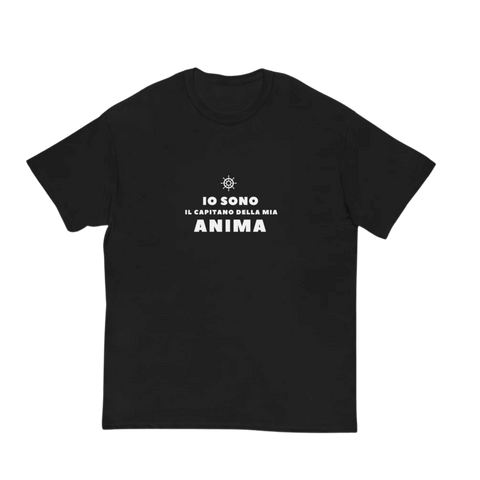T-Shirt Motivazionale Io Sono il Capitano della Mia Anima - A51 Benessere Shop