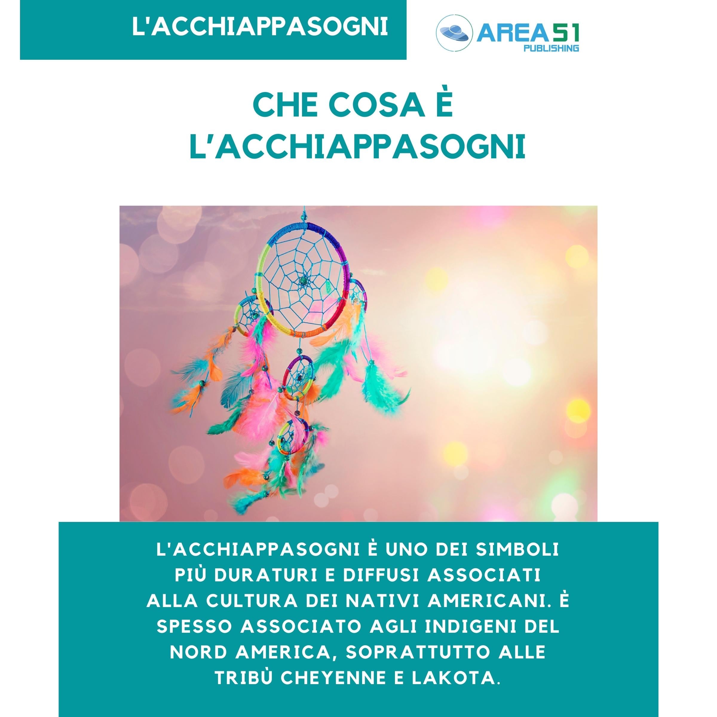 Acchiappasogni tradizionale degli Indiani d'America - A51 Benessere Shop