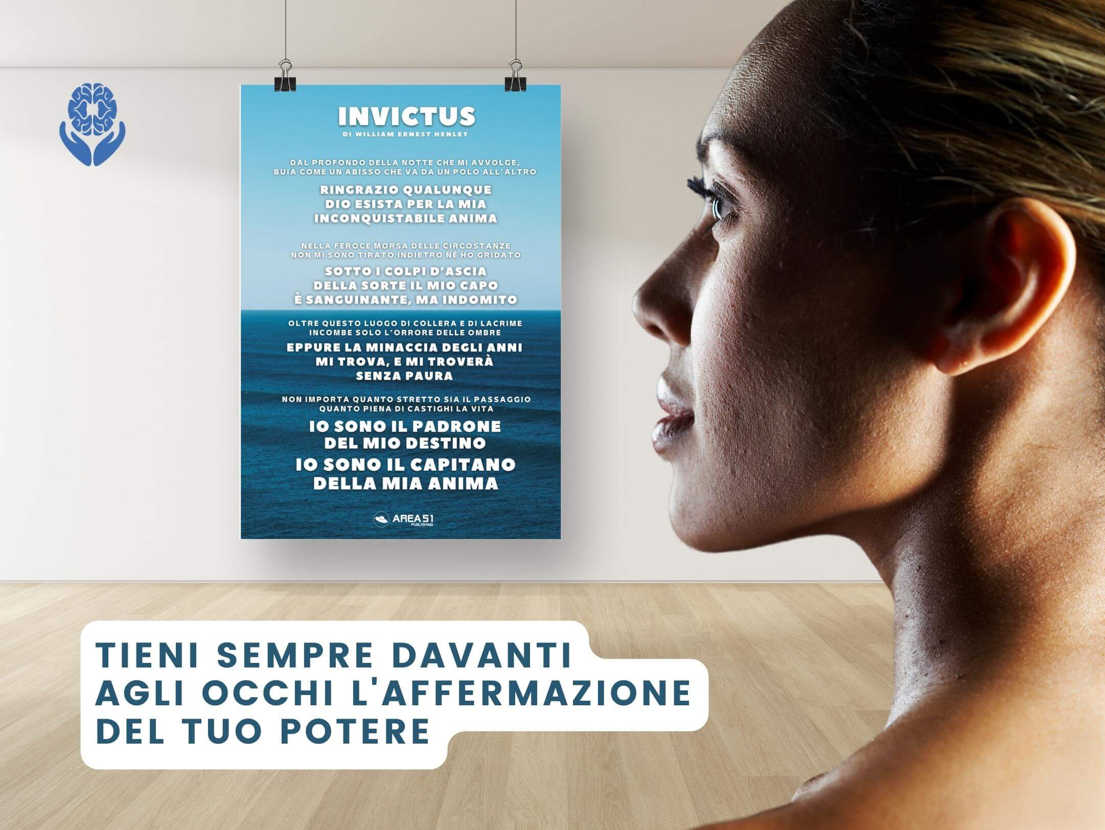 Poster Motivazionale Invictus - A51 Benessere Shop