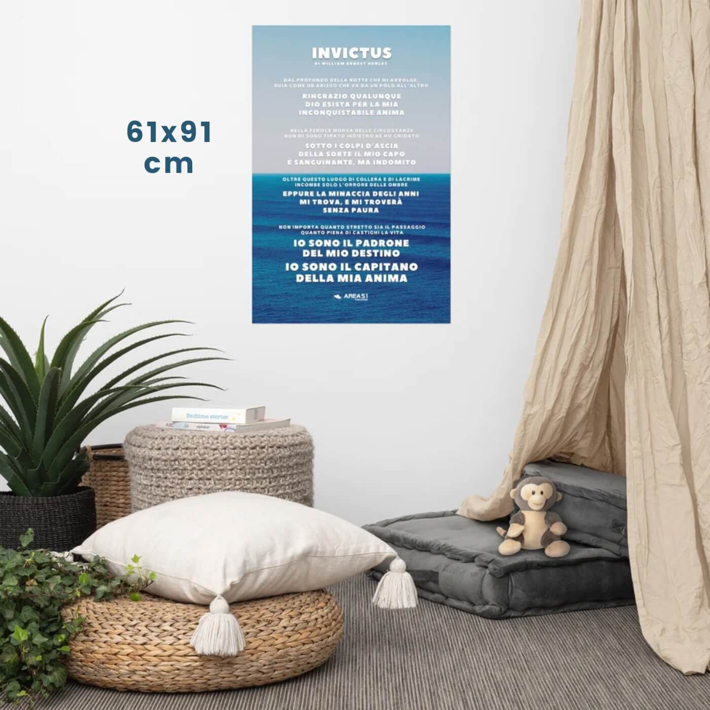 Poster Motivazionale Invictus - A51 Benessere Shop