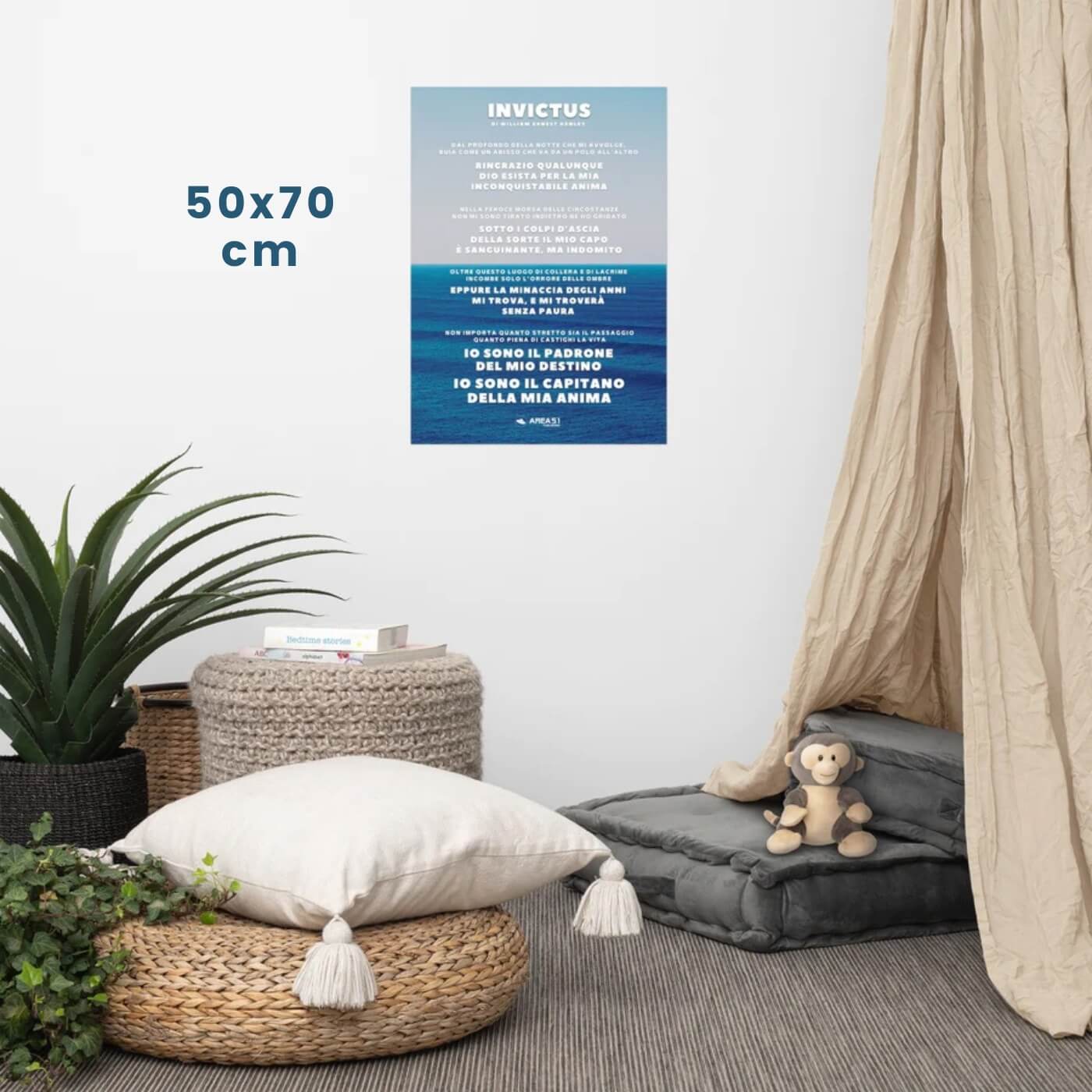 Poster Motivazionale Invictus - A51 Benessere Shop