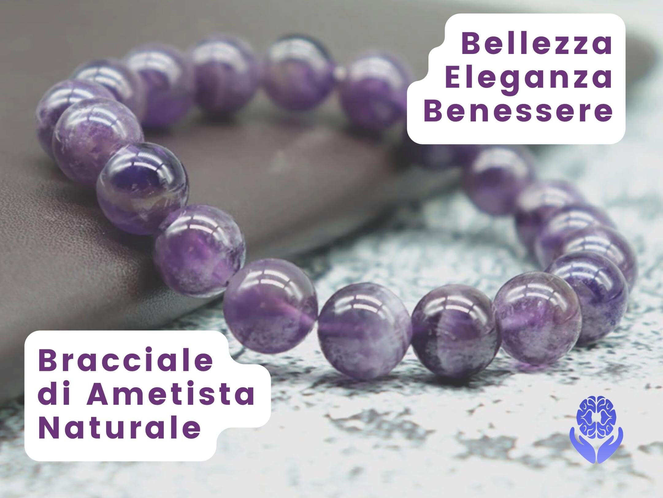 Bracciale di Ametista naturale - A51 Benessere Shop