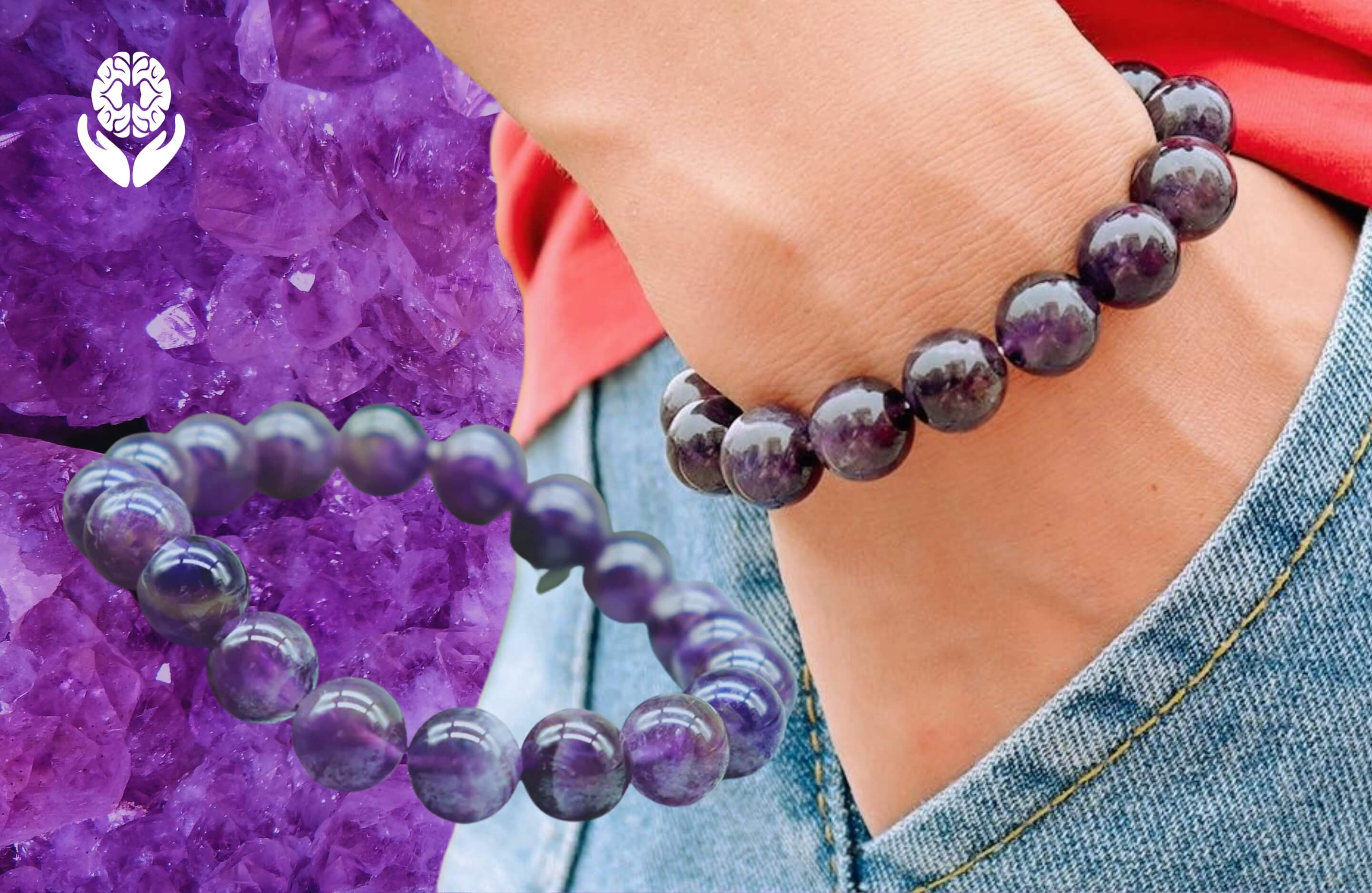 Bracciale di Ametista naturale - A51 Benessere Shop