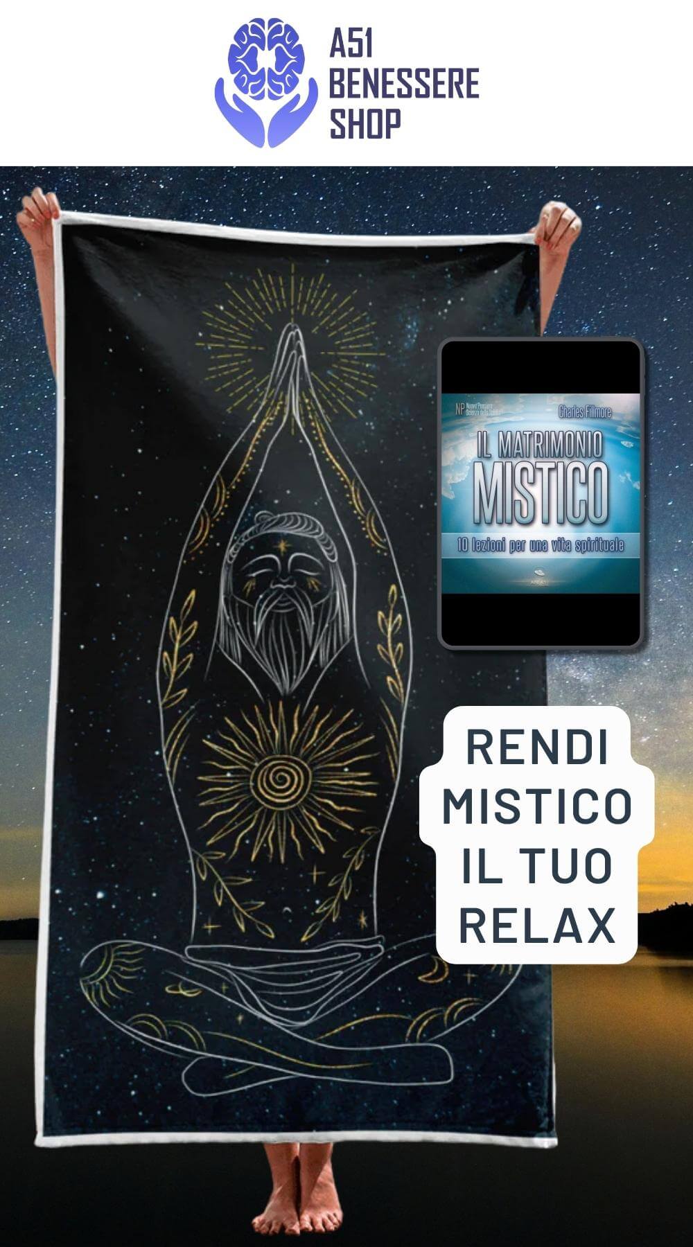 Telo Spugna Uomo Mistico - A51 Benessere Shop