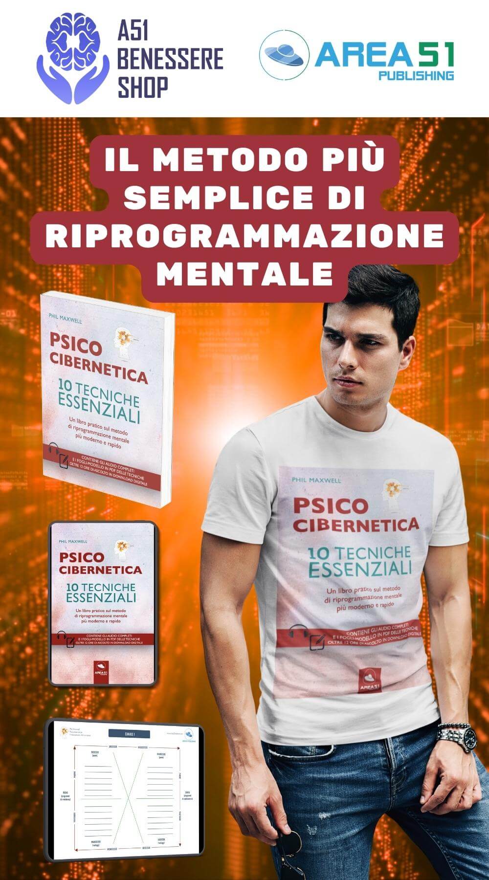 Psicocibernetica. 10 tecniche essenziali - A51 Benessere Shop