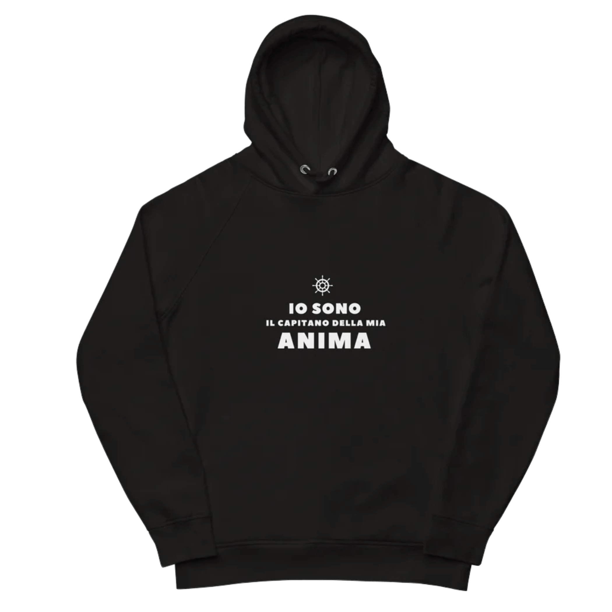 Felpa Motivazionale Io Sono il Capitano della Mia Anima - A51 Benessere Shop