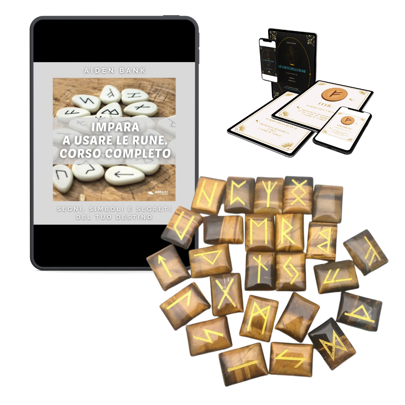 Corso completo di rune + Set completo di rune - A51 Benessere Shop