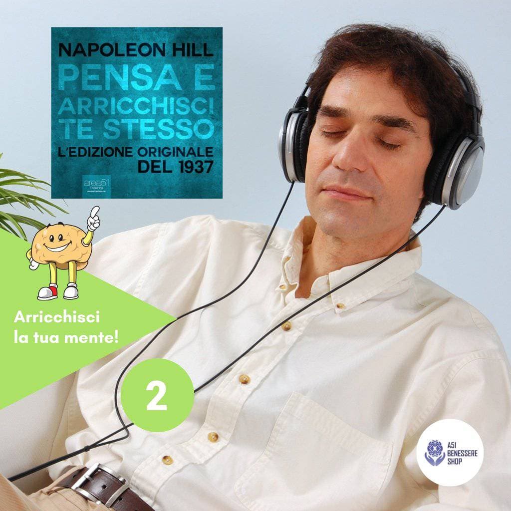 Tazza Audiobook Think and Grow Rich - A51 Benessere Shop