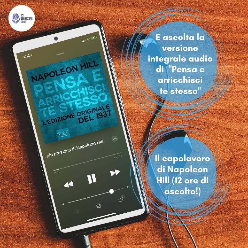 Tazza Audiobook Think and Grow Rich - A51 Benessere Shop