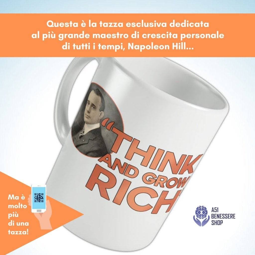 Tazza Audiobook Think and Grow Rich - A51 Benessere Shop