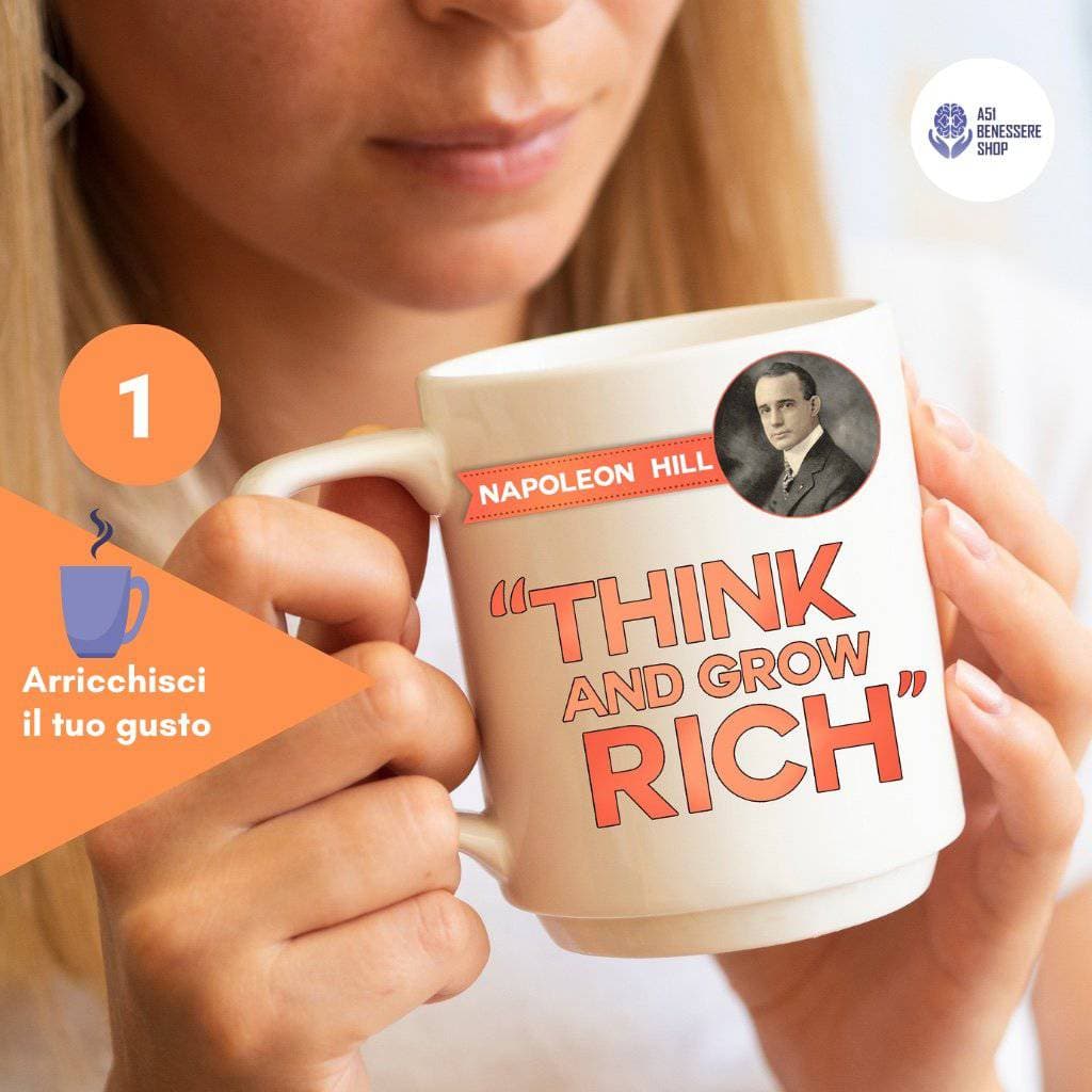 Tazza Audiobook Think and Grow Rich - A51 Benessere Shop