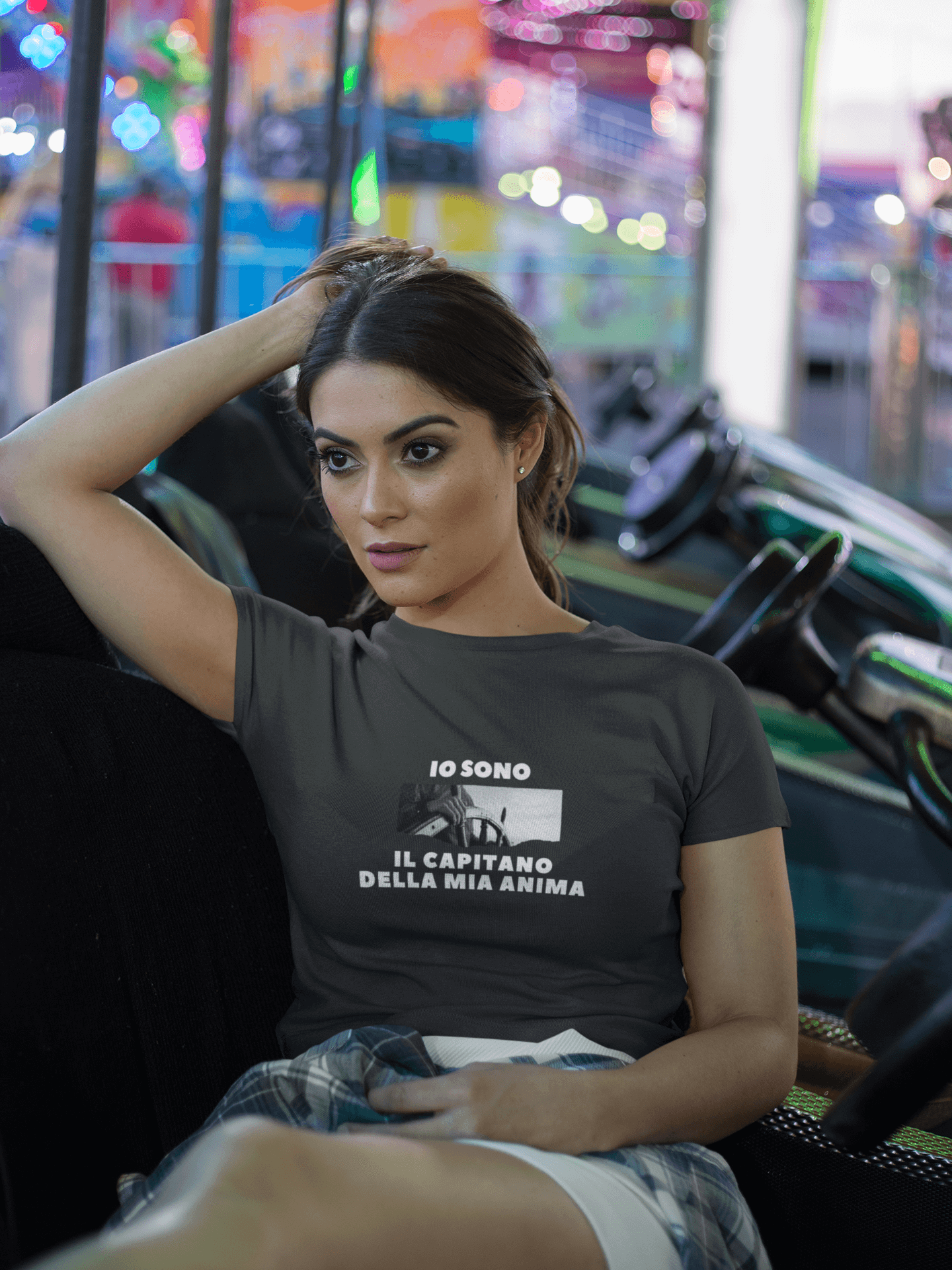 T-Shirt Motivazionale Io Sono il Capitano della Mia Anima Blur Edition - A51 Benessere Shop