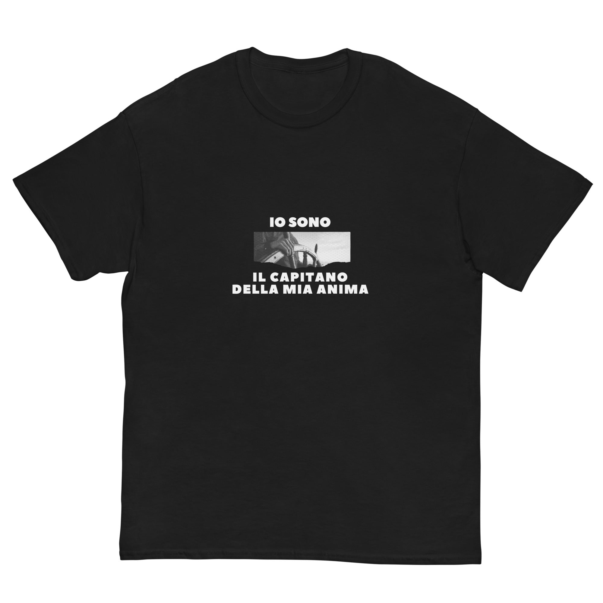 T-Shirt Motivazionale Io Sono il Capitano della Mia Anima Blur Edition - A51 Benessere Shop