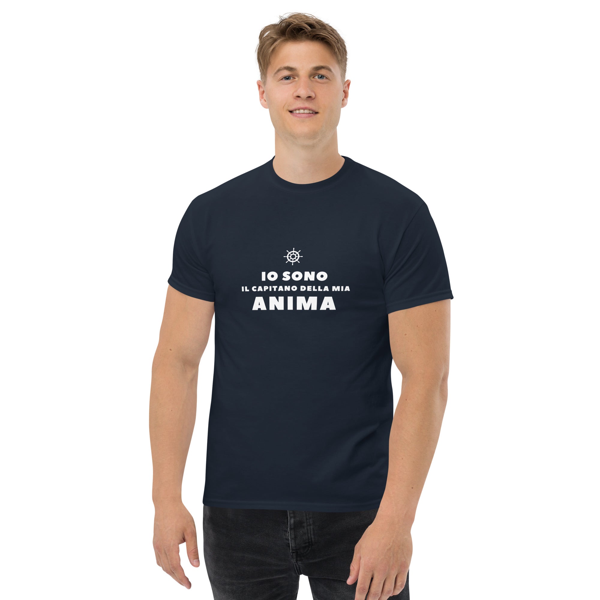 T-Shirt Motivazionale Io Sono il Capitano della Mia Anima - A51 Benessere Shop