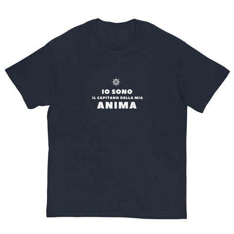 T-Shirt Motivazionale Io Sono il Capitano della Mia Anima - A51 Benessere Shop