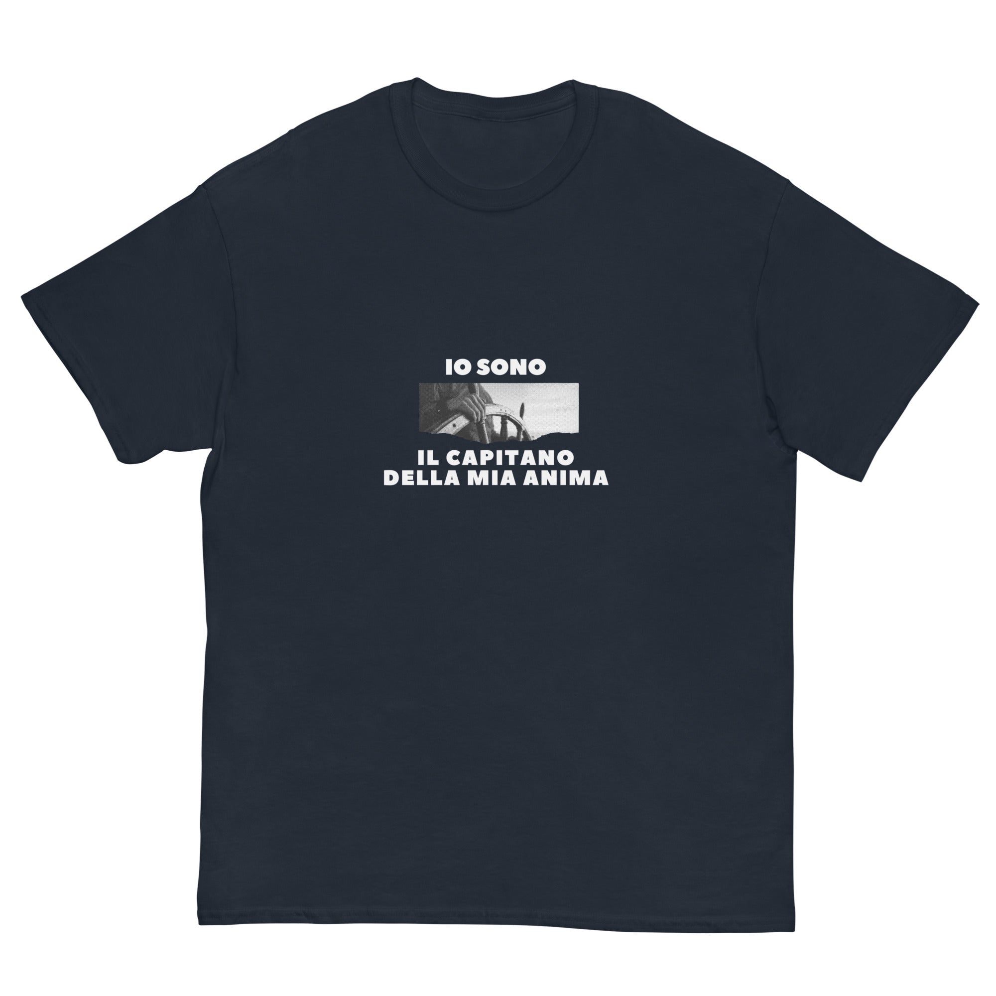 T-Shirt Motivazionale Io Sono il Capitano della Mia Anima Blur Edition - A51 Benessere Shop