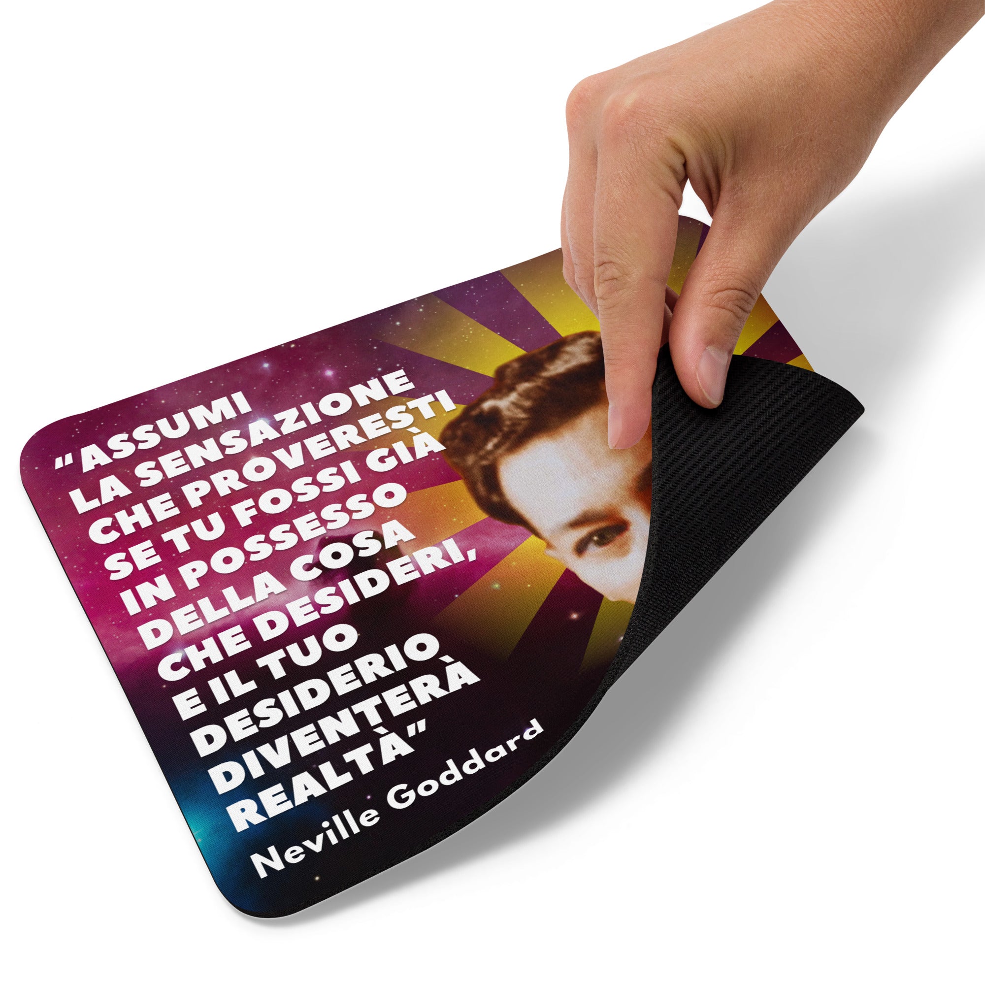 Tappetino mouse Neville Goddard + Il potere della consapevolezza - A51 Benessere Shop