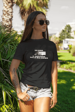 T-Shirt Motivazionale Io Sono il Capitano della Mia Anima Blur Edition - A51 Benessere Shop